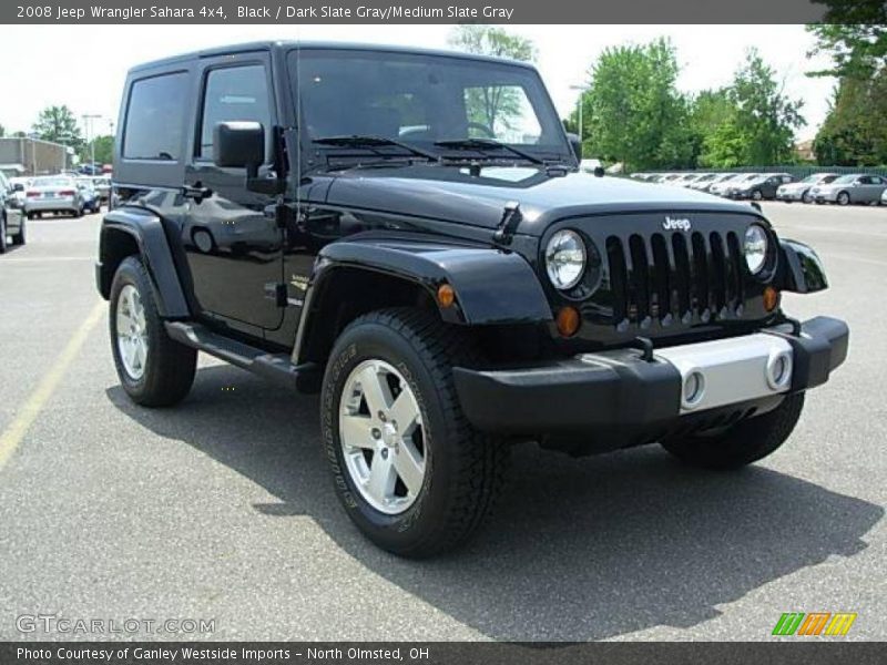 Black / Dark Slate Gray/Medium Slate Gray 2008 Jeep Wrangler Sahara 4x4
