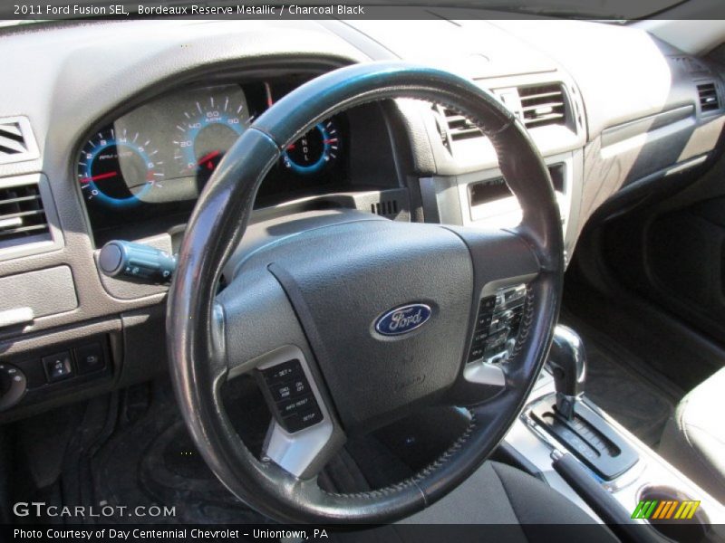 Bordeaux Reserve Metallic / Charcoal Black 2011 Ford Fusion SEL