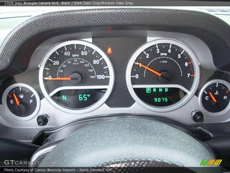 Black / Dark Slate Gray/Medium Slate Gray 2008 Jeep Wrangler Sahara 4x4
