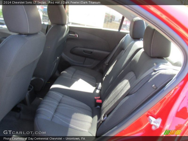 Red Hot / Dark Pewter/Dark Titanium 2014 Chevrolet Sonic LT Sedan