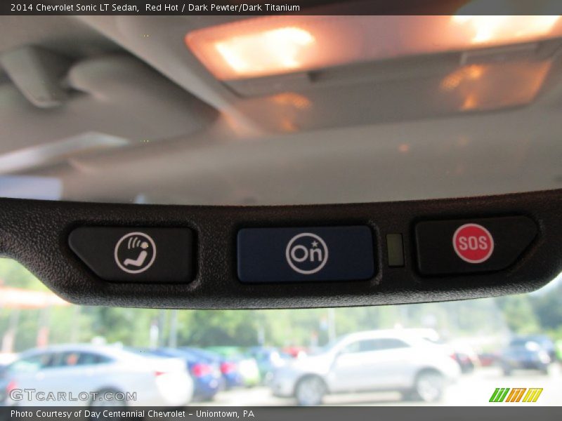 Red Hot / Dark Pewter/Dark Titanium 2014 Chevrolet Sonic LT Sedan