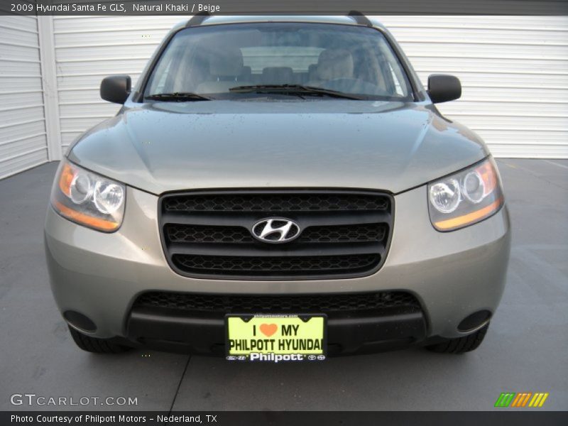 Natural Khaki / Beige 2009 Hyundai Santa Fe GLS