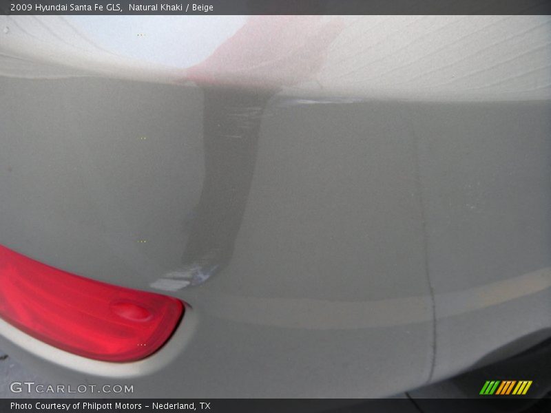 Natural Khaki / Beige 2009 Hyundai Santa Fe GLS