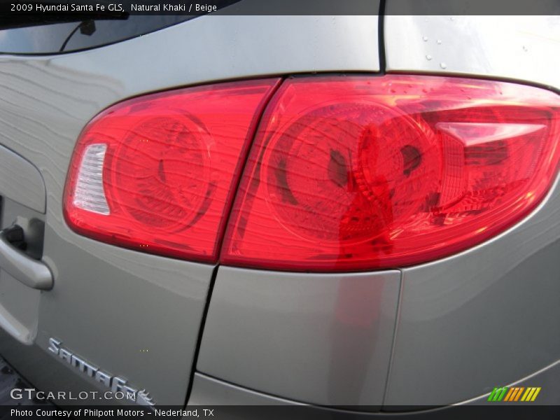 Natural Khaki / Beige 2009 Hyundai Santa Fe GLS
