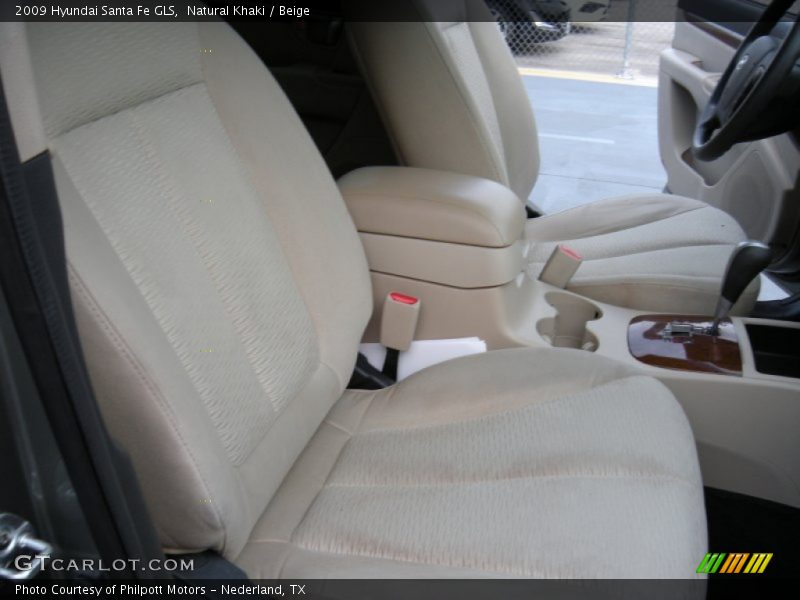 Natural Khaki / Beige 2009 Hyundai Santa Fe GLS
