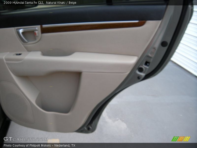 Natural Khaki / Beige 2009 Hyundai Santa Fe GLS