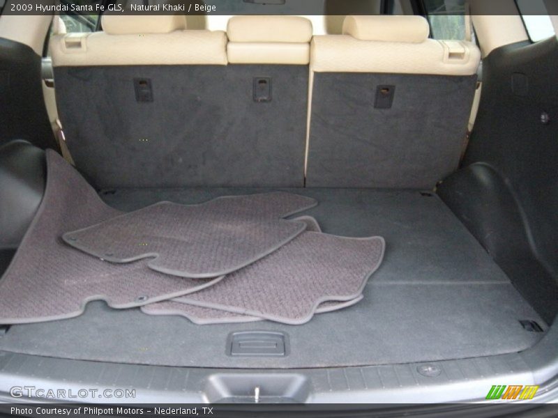 Natural Khaki / Beige 2009 Hyundai Santa Fe GLS