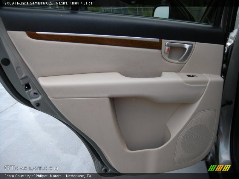 Natural Khaki / Beige 2009 Hyundai Santa Fe GLS
