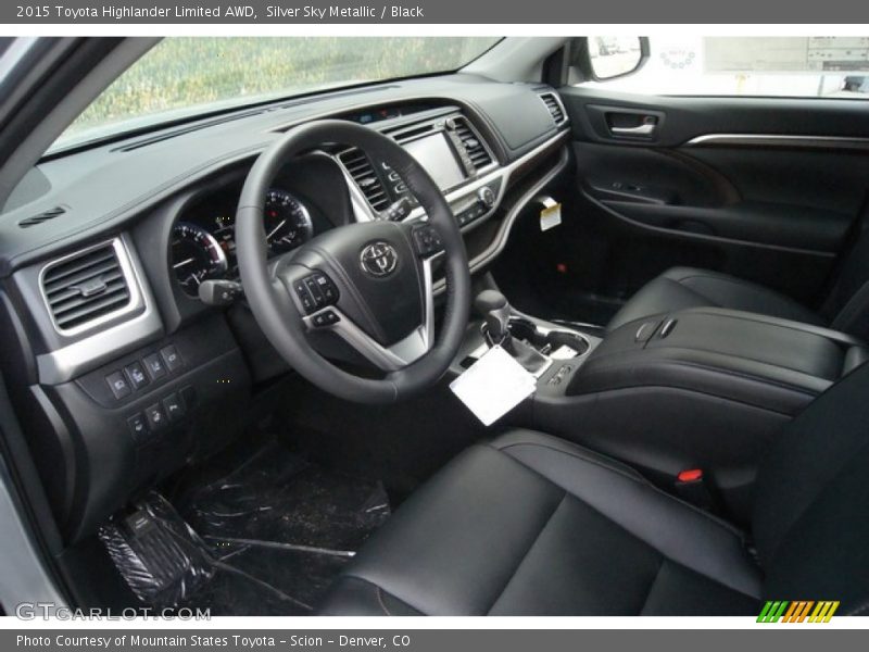  2015 Highlander Limited AWD Black Interior