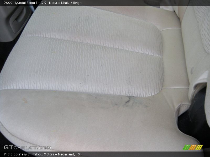 Natural Khaki / Beige 2009 Hyundai Santa Fe GLS