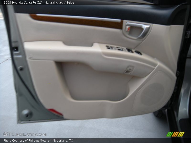 Natural Khaki / Beige 2009 Hyundai Santa Fe GLS