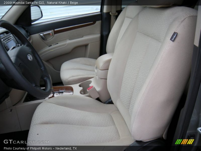 Natural Khaki / Beige 2009 Hyundai Santa Fe GLS