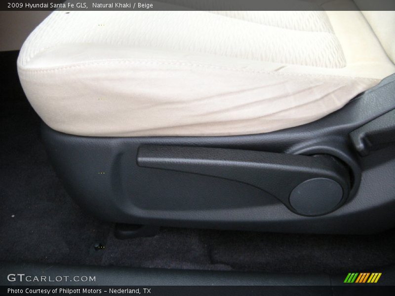 Natural Khaki / Beige 2009 Hyundai Santa Fe GLS