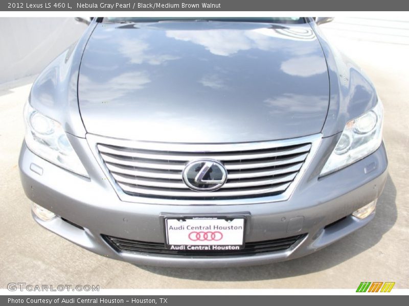 Nebula Gray Pearl / Black/Medium Brown Walnut 2012 Lexus LS 460 L