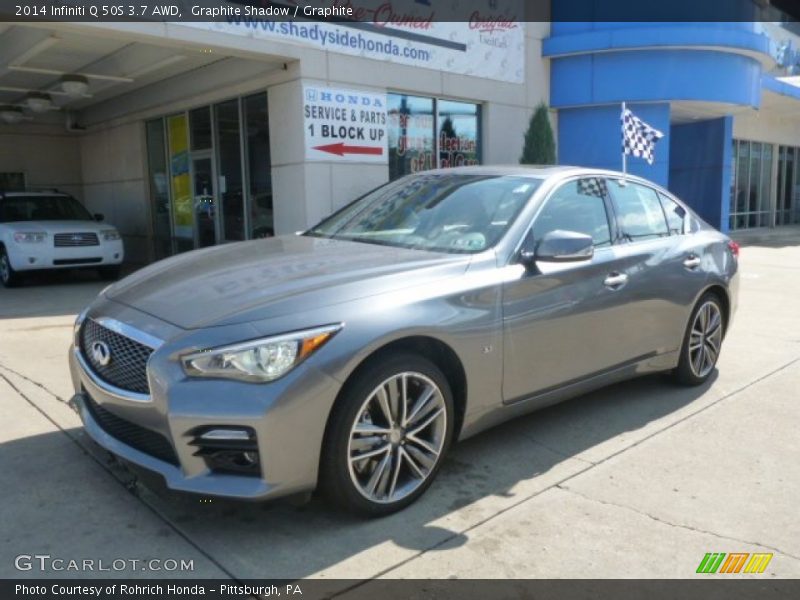 Graphite Shadow / Graphite 2014 Infiniti Q 50S 3.7 AWD