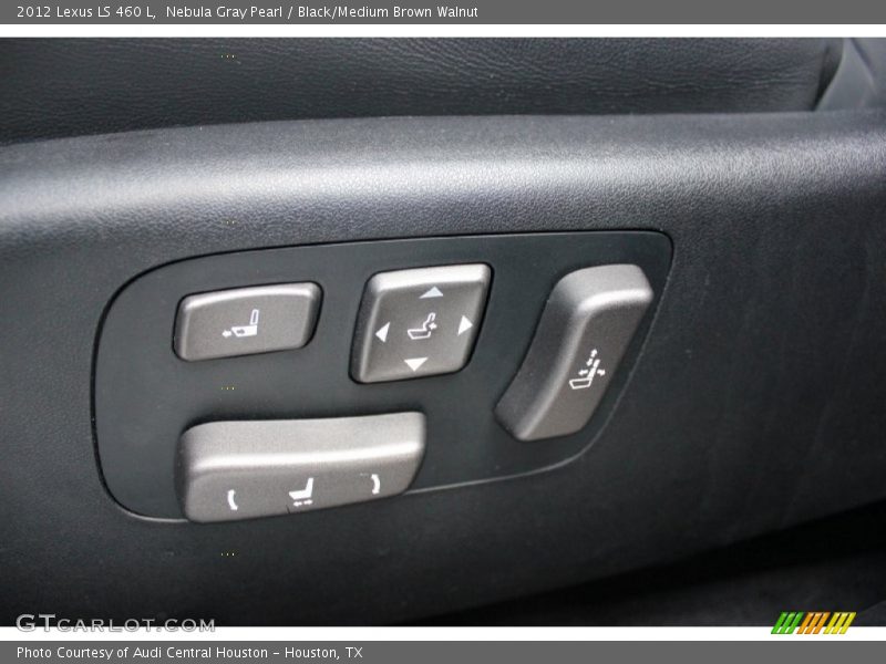 Nebula Gray Pearl / Black/Medium Brown Walnut 2012 Lexus LS 460 L