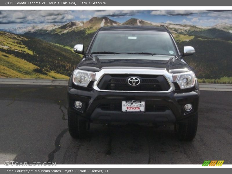 Black / Graphite 2015 Toyota Tacoma V6 Double Cab 4x4