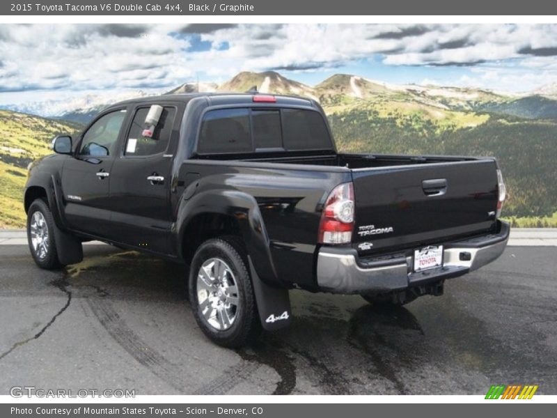 Black / Graphite 2015 Toyota Tacoma V6 Double Cab 4x4