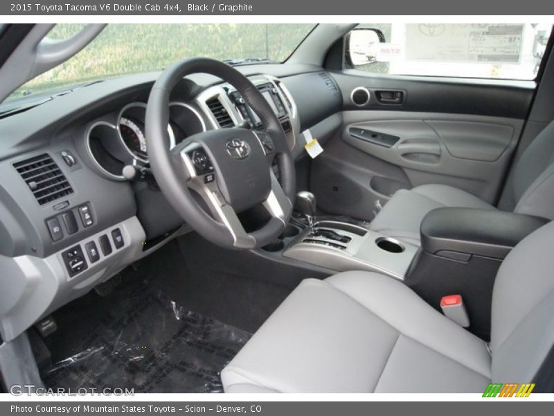 Black / Graphite 2015 Toyota Tacoma V6 Double Cab 4x4