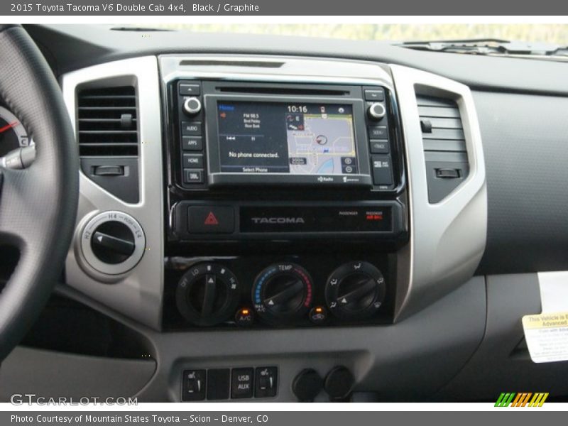 Black / Graphite 2015 Toyota Tacoma V6 Double Cab 4x4