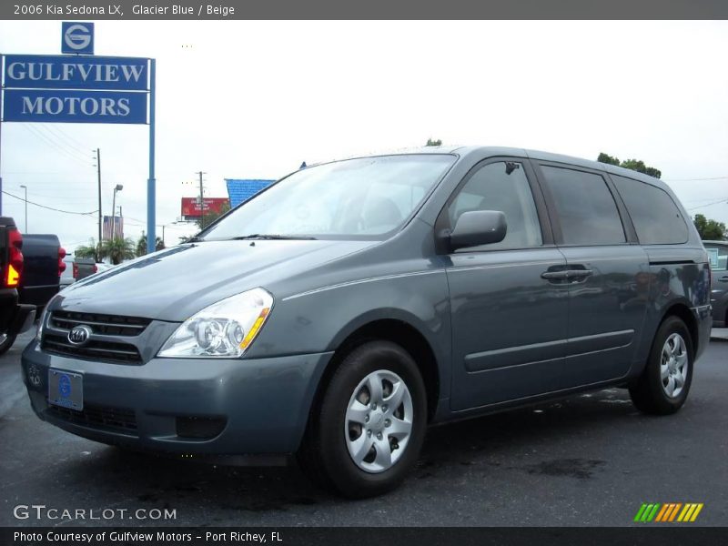 Glacier Blue / Beige 2006 Kia Sedona LX