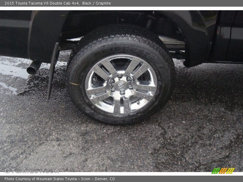 Black / Graphite 2015 Toyota Tacoma V6 Double Cab 4x4