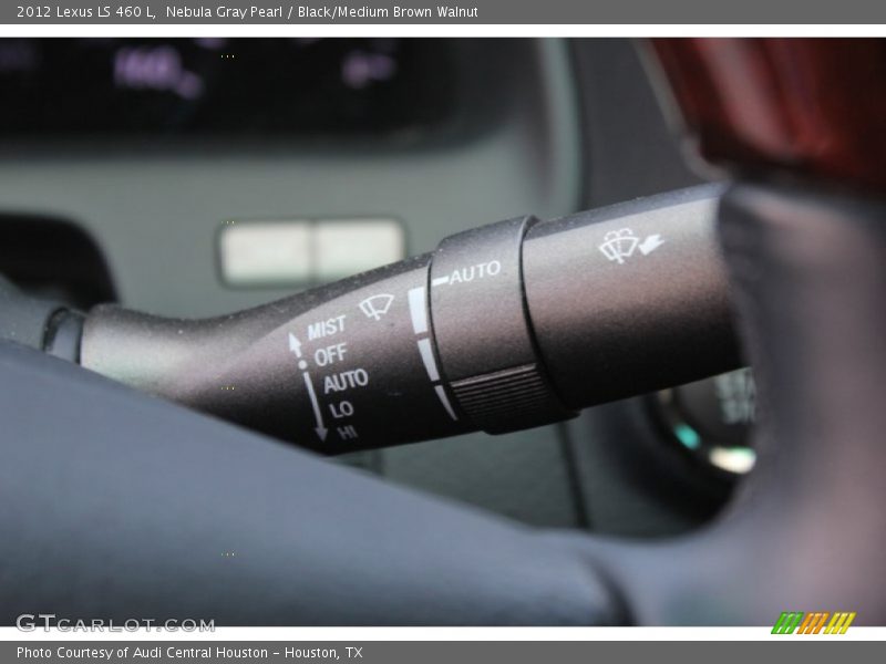 Nebula Gray Pearl / Black/Medium Brown Walnut 2012 Lexus LS 460 L