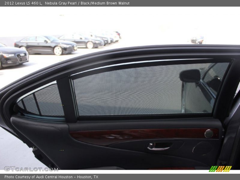 Nebula Gray Pearl / Black/Medium Brown Walnut 2012 Lexus LS 460 L