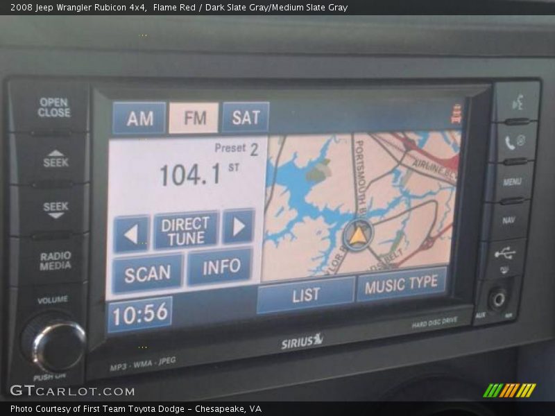 Flame Red / Dark Slate Gray/Medium Slate Gray 2008 Jeep Wrangler Rubicon 4x4