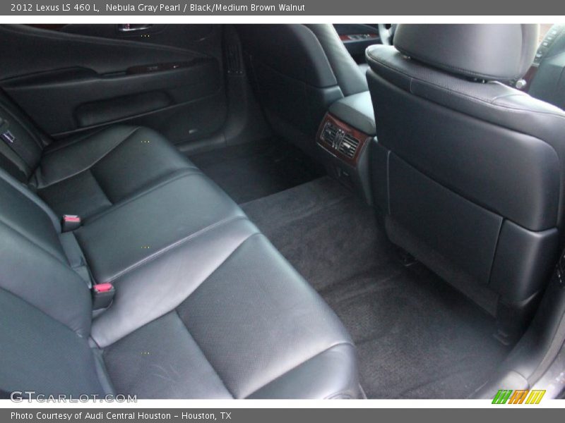Nebula Gray Pearl / Black/Medium Brown Walnut 2012 Lexus LS 460 L