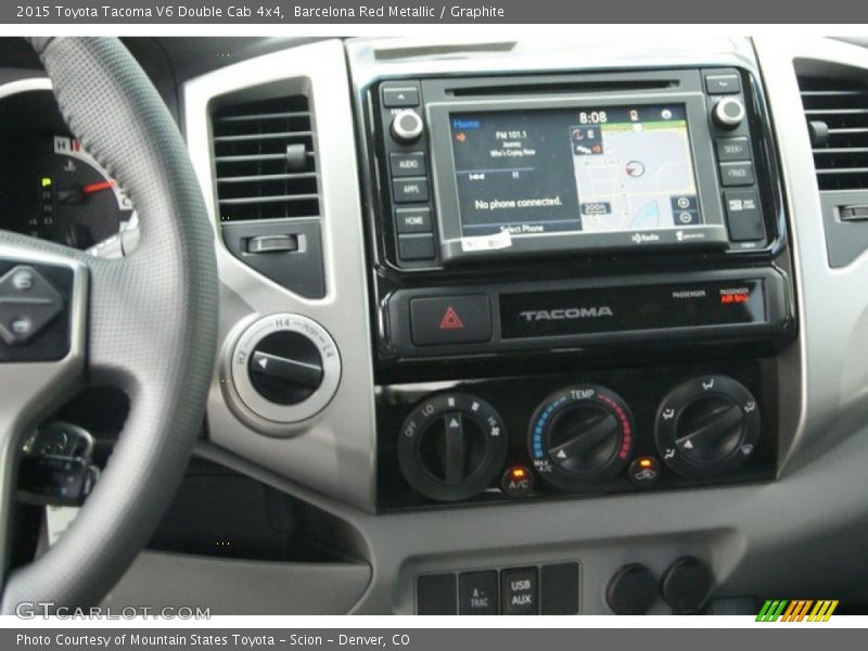 Barcelona Red Metallic / Graphite 2015 Toyota Tacoma V6 Double Cab 4x4