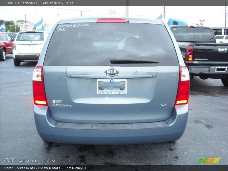 Glacier Blue / Beige 2006 Kia Sedona LX