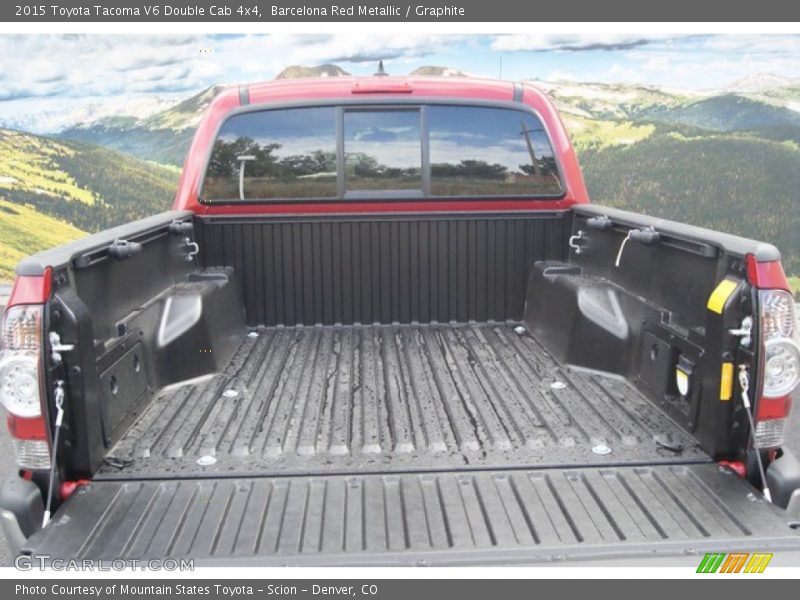 Barcelona Red Metallic / Graphite 2015 Toyota Tacoma V6 Double Cab 4x4