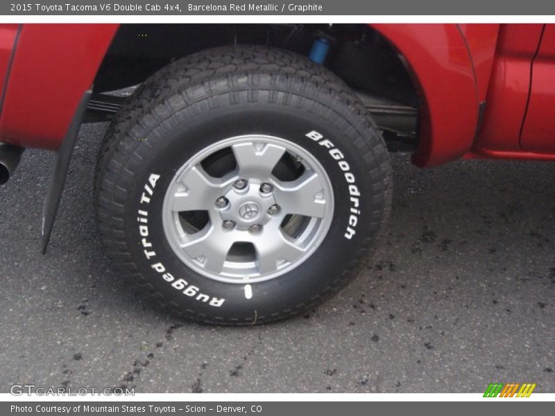 Barcelona Red Metallic / Graphite 2015 Toyota Tacoma V6 Double Cab 4x4
