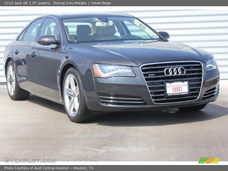 Oolong Grey Metallic / Velvet Beige 2013 Audi A8 3.0T quattro