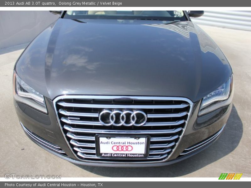 Oolong Grey Metallic / Velvet Beige 2013 Audi A8 3.0T quattro