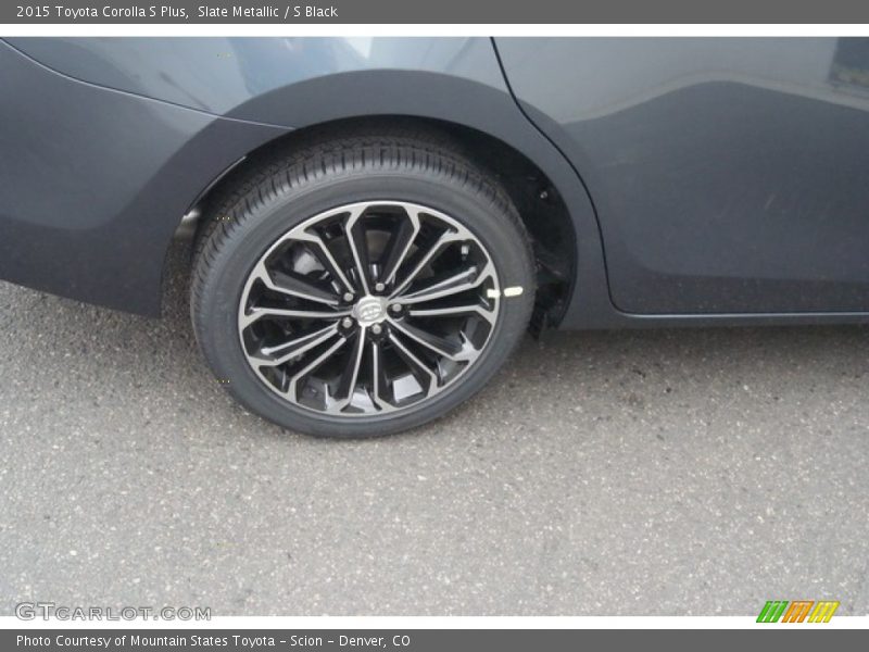 Slate Metallic / S Black 2015 Toyota Corolla S Plus