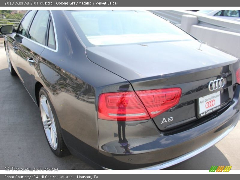 Oolong Grey Metallic / Velvet Beige 2013 Audi A8 3.0T quattro