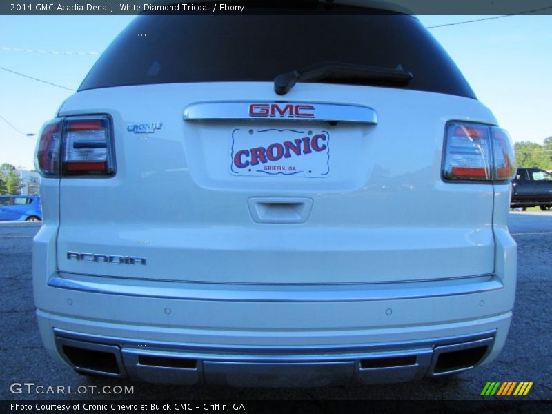 White Diamond Tricoat / Ebony 2014 GMC Acadia Denali