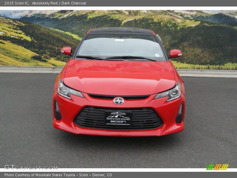 Absolutely Red / Dark Charcoal 2015 Scion tC