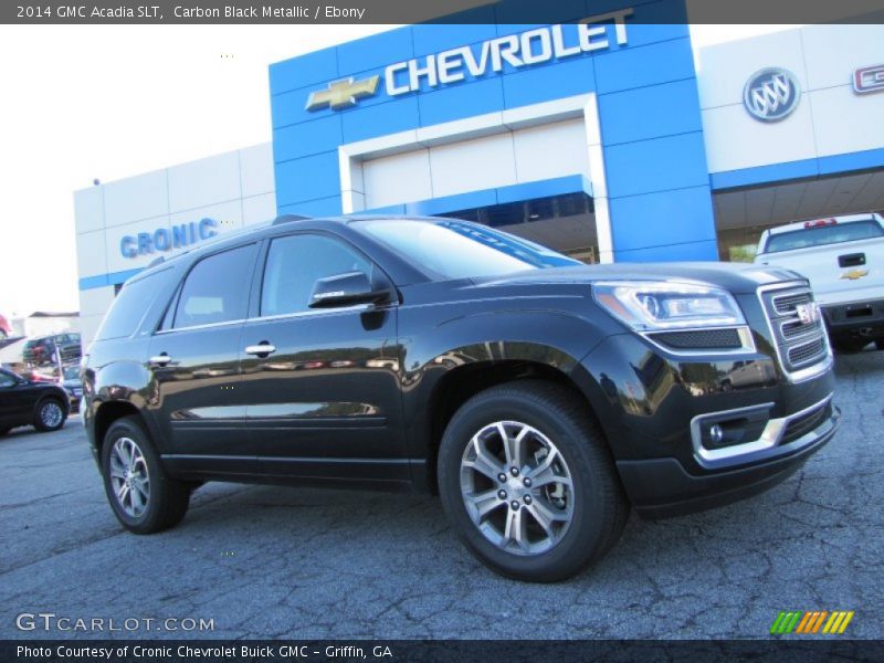Carbon Black Metallic / Ebony 2014 GMC Acadia SLT