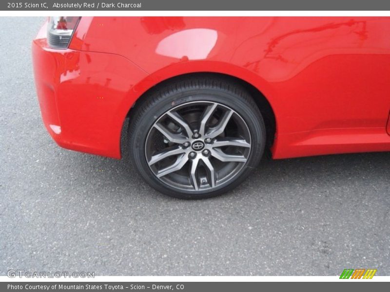 Absolutely Red / Dark Charcoal 2015 Scion tC