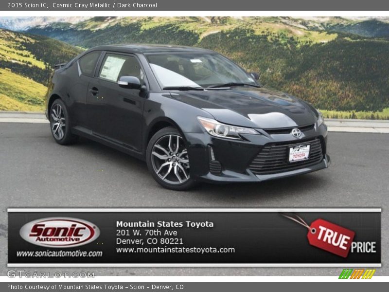 Cosmic Gray Metallic / Dark Charcoal 2015 Scion tC