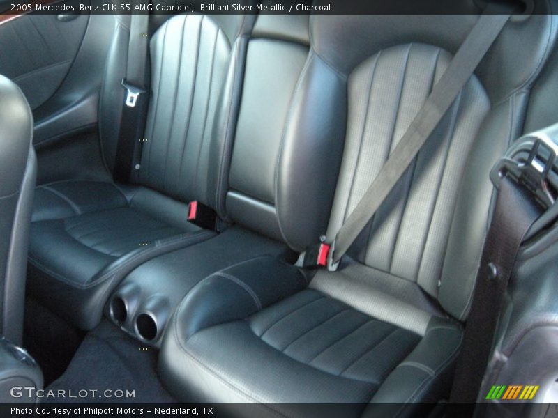 Rear Seat of 2005 CLK 55 AMG Cabriolet