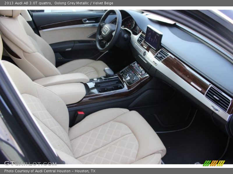 Oolong Grey Metallic / Velvet Beige 2013 Audi A8 3.0T quattro
