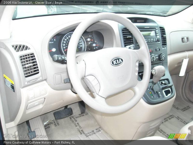 Glacier Blue / Beige 2006 Kia Sedona LX