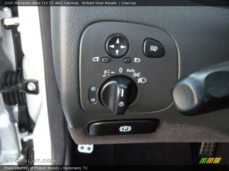 Controls of 2005 CLK 55 AMG Cabriolet