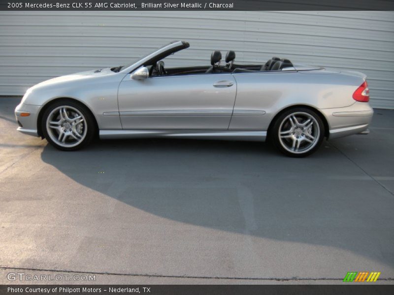  2005 CLK 55 AMG Cabriolet Brilliant Silver Metallic