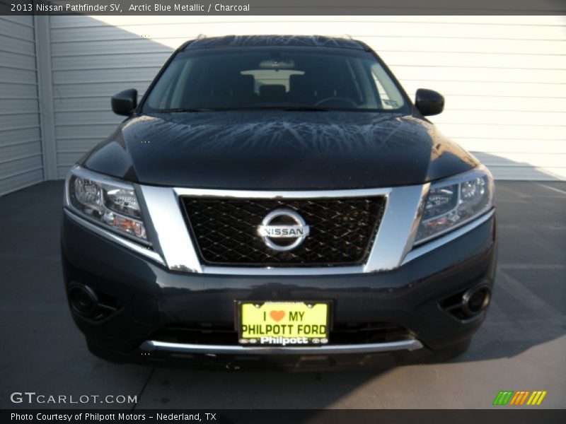 Arctic Blue Metallic / Charcoal 2013 Nissan Pathfinder SV