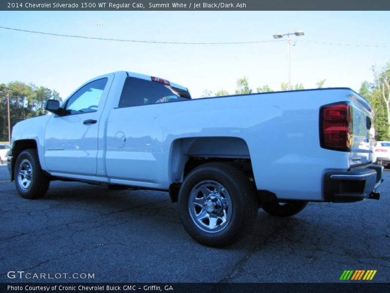 Summit White / Jet Black/Dark Ash 2014 Chevrolet Silverado 1500 WT Regular Cab